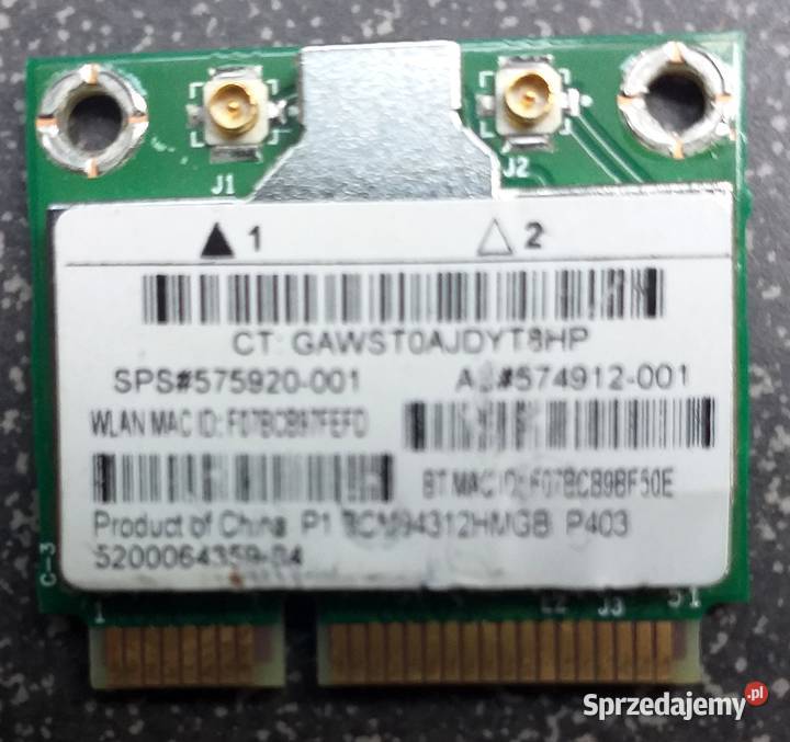 BroadCom BCM94312HMGB karta sieciowa opolskie Opole