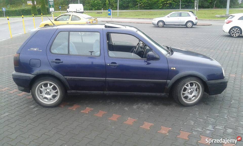 Golf III 18 GT 96r 5 drzwina życzenie LPG opłaty 225000km Golf pomorskie Puck