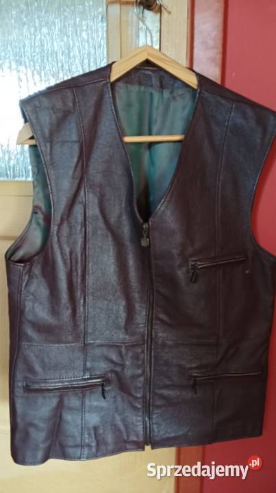 Kamizelka skórzana Rozmiar L mazowieckie Brwinów