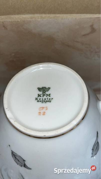 Serwis do małej kawy KPM Krister Germany 1952 Gdańsk