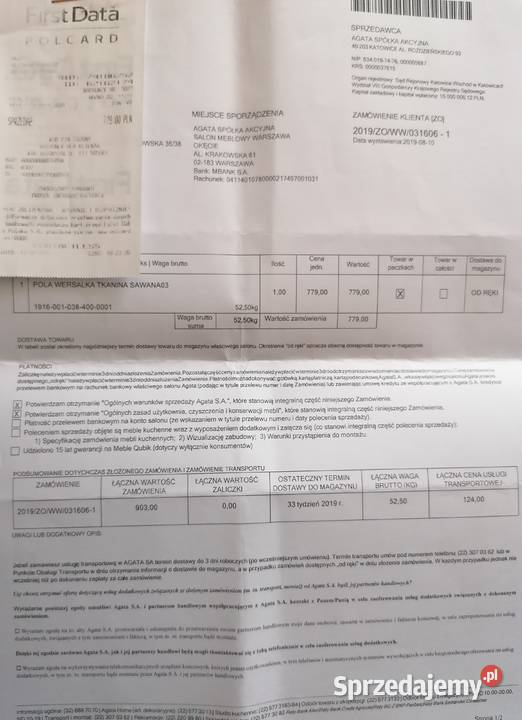 Wersalka Pola z Agata Meble nowa Łóżka, wersalki i sofy Warszawa