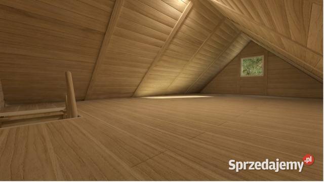 DOMEK LETNISKOWY DREWNIANY CAŁOROCZNY 5m7m 15mm Korczyna