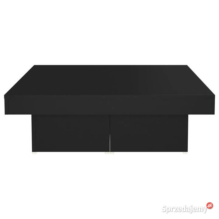 Stolik kawowy czarny 90x90x28 materiał Stoły Warszawa