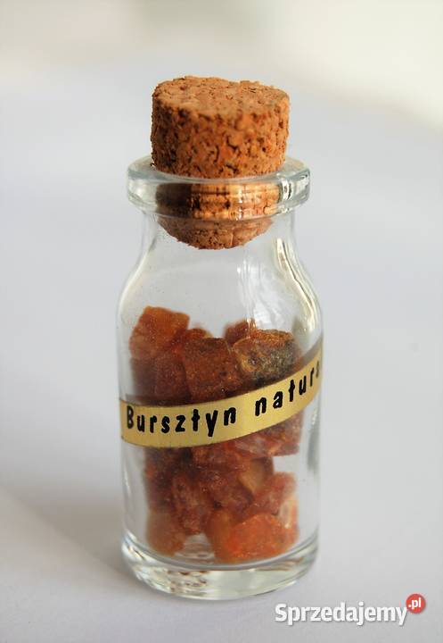 Buteleczka z bursztynem 47 bursztyn bałtycki Lublin sprzedam