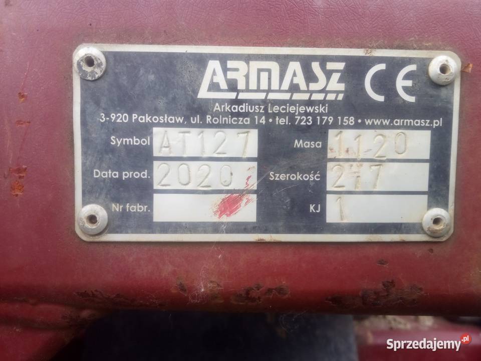 Brona talerzowa 27m talerzowka agregat 560 nieuszkodzony Rolnictwo małopolskie