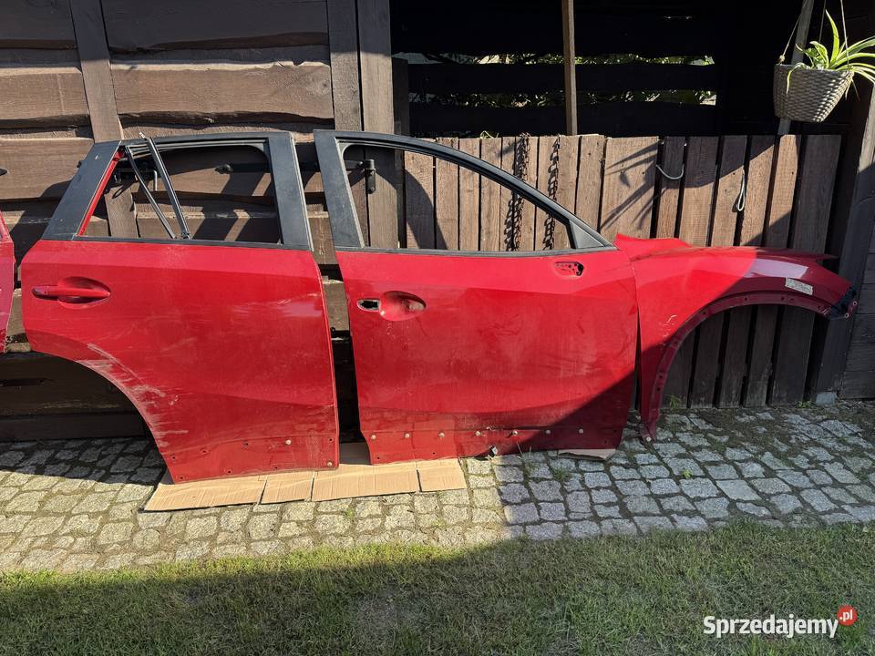 Mazda CX5 41V Red Soul drzwi prawe lewe przód Zestawy części blacharskich lubelskie Puławy