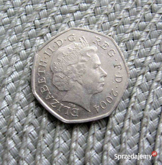 Wielka Brytania 50 Pensów 2004r Kalisz