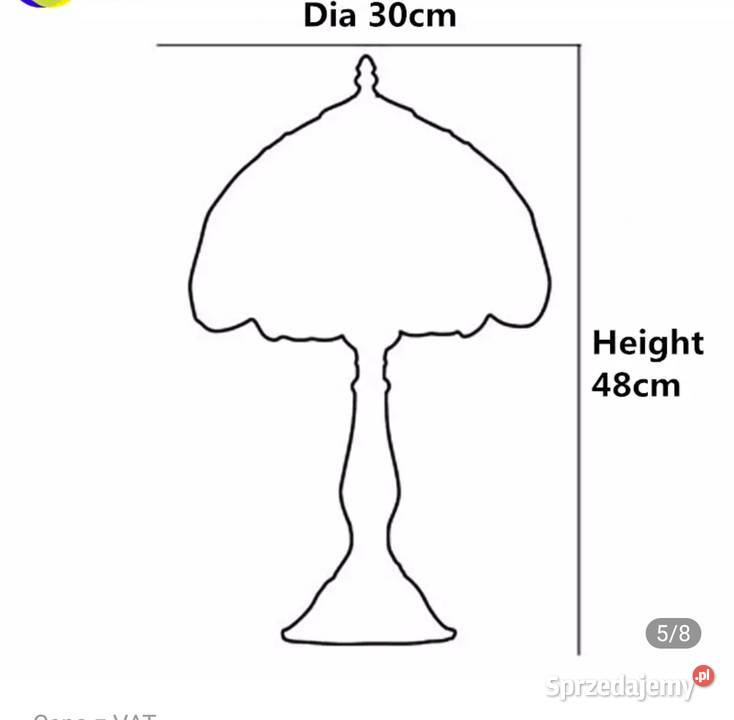 lampa witrażowa Tiffany piękna Białystok