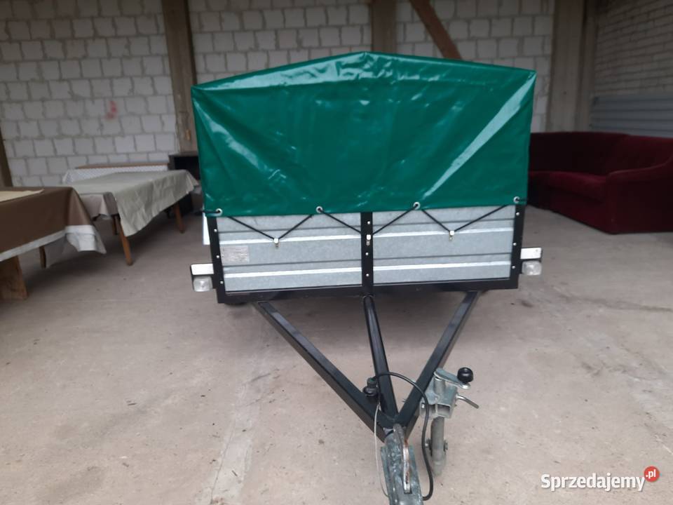 Oryginalna przyczepka RYDWAN 205x130 z plandeką Boguty-Pianki