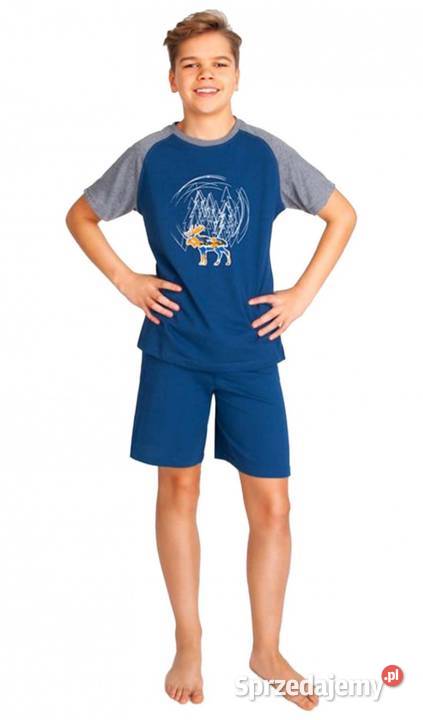 Piżama chłopięca krótka rozmiar 122128 134140 Wadowice
