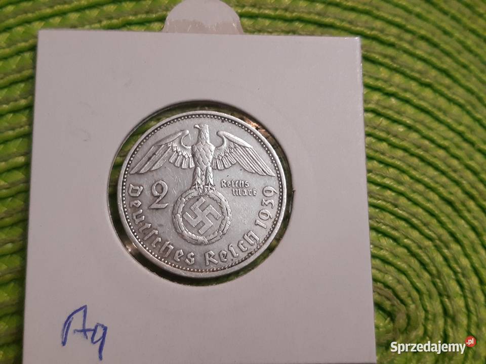 moneta srebrna Niemiec III Rzesza z 1939r Łomża