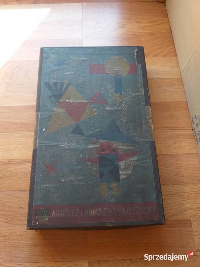 Lampki choinkowe świeczkowe lata 60