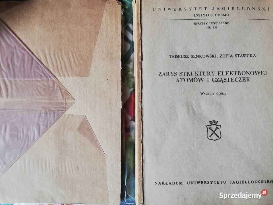 Zarys struktury elektronowej atomów i cząsteczek Kraków