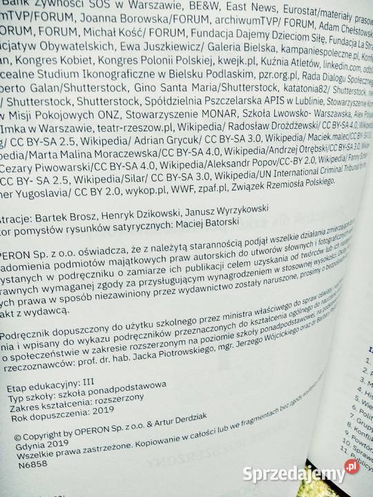Wiedza o społeczeństwie wos rozszerzenie Warszawa sprzedam