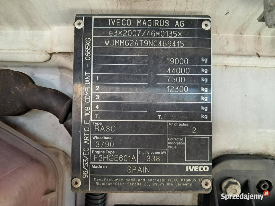 Iveco As440Stp Iveco As440Stp Poleasingowe Komorniki