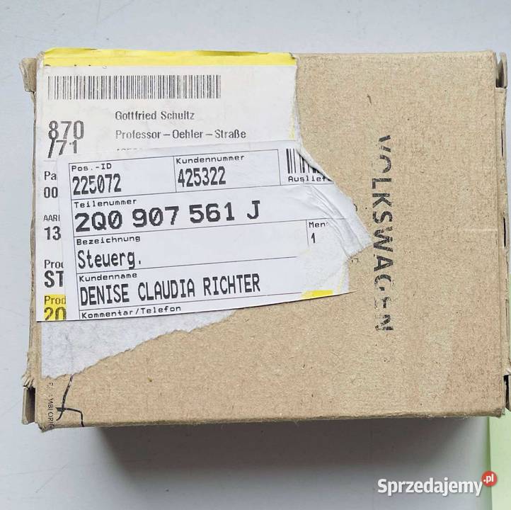 NOWY ORYGINALNY 2Q0907561J AUDI SEAT SKODA Pozostałe Ostroróg