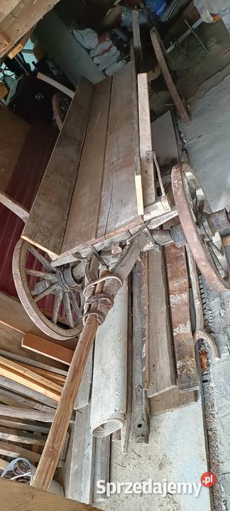 wóz drewniany zabytkowy retro Limanowa