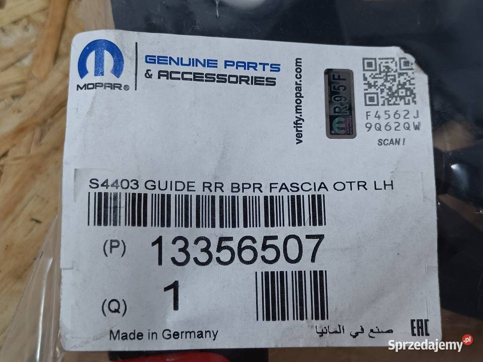 OPEL ADAM 13 ŚLIZG MOCOWANIE ZDERZAKA LEWY TYŁ Pleszew