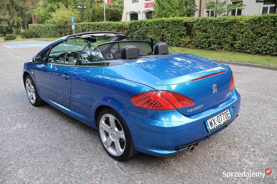 Peugeot 307CC 20 140 SalonDE Bogata Wersja światła przeciwmgielne 307 CC Tomaszów Lubelski