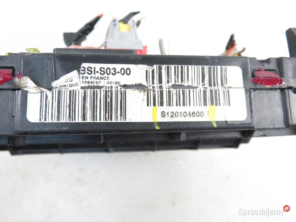 BSI PEUGEOT 407 20 HDi S120104600 Skrzynki bezpieczników
