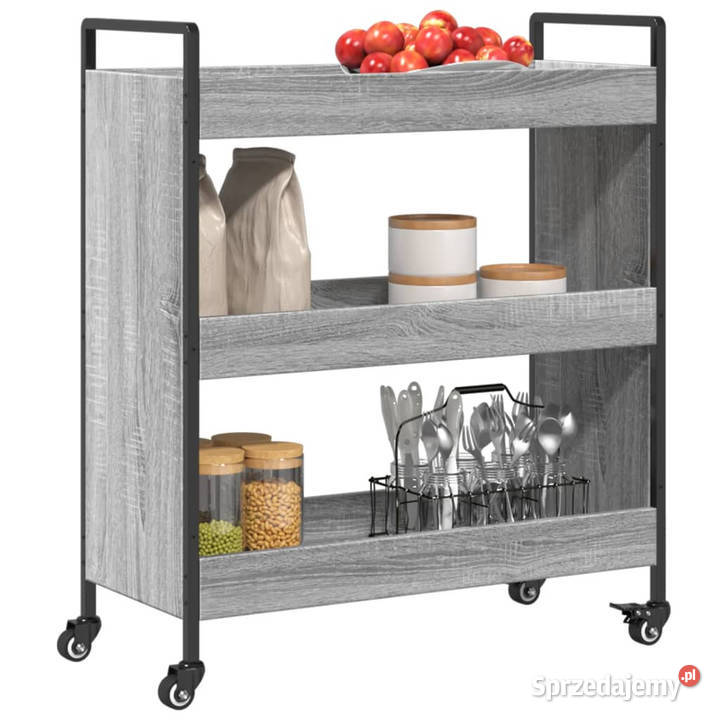 Wózek kuchenny szary dąb sonoma 70x30x82 Warszawa sprzedam