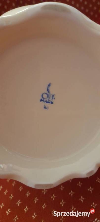 Porcelanowy stary sygnowany dzbanek do kawy Pleszew