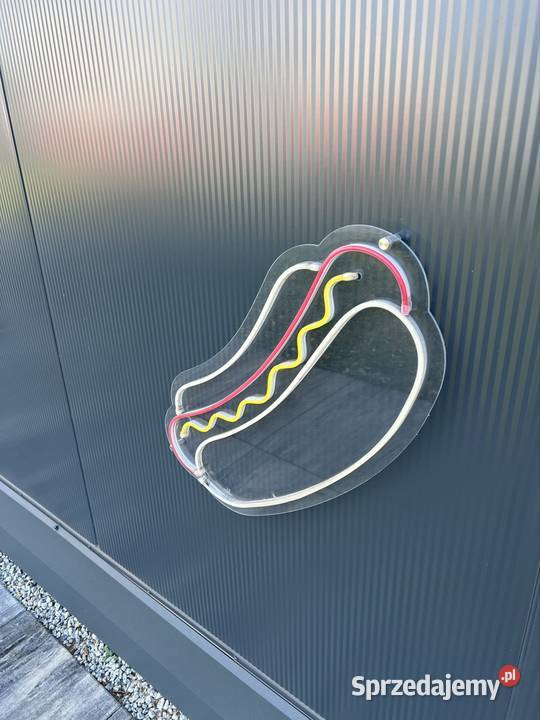 Neon led hot dog wielkopolskie Poznań