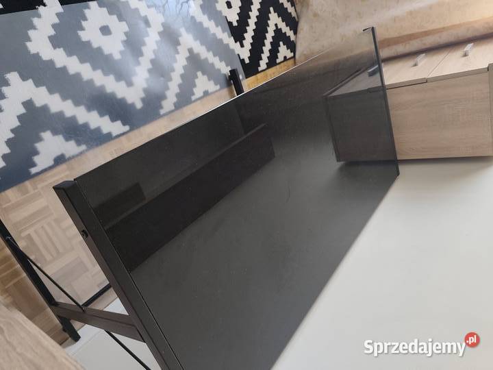 Biurko szklane czarne styl loft industrial Warszawa