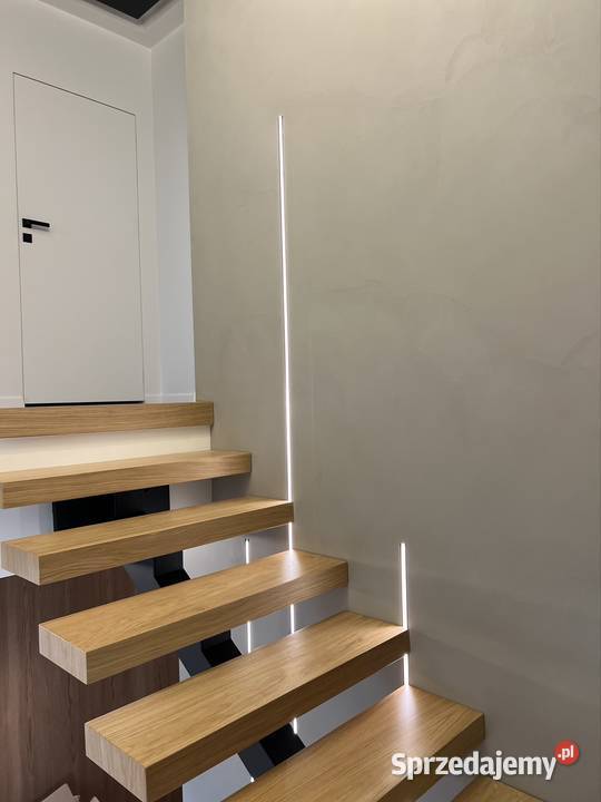 Schody drewniane loftowe wolnostojące Kraków