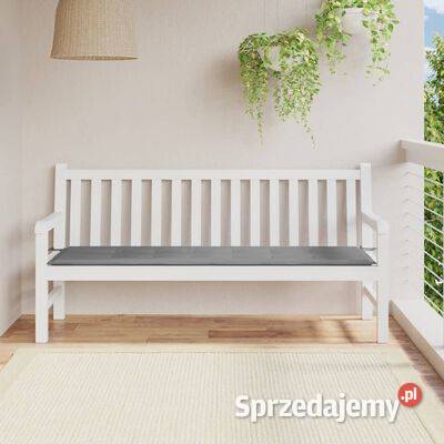 vidaXL Poduszka na ławkę ogrodową szara 180x50x3 Warszawa