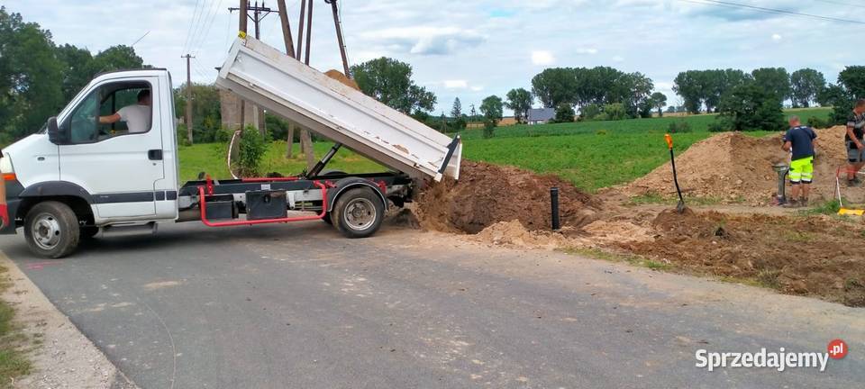 Minikoparka przyłącza wodno kanalizacyjne wielkopolskie