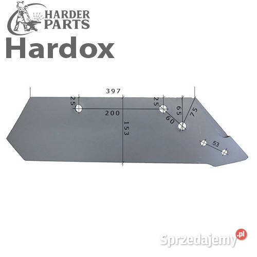 Lemiesz 14 300ha HARDOX 622140P części do pługa nieuszkodzony Suwałki