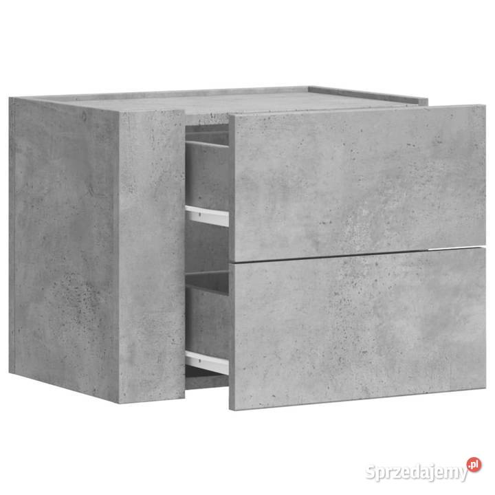 Wisząca szafka nocna szarość betonu 45x30x35 Warszawa sprzedam