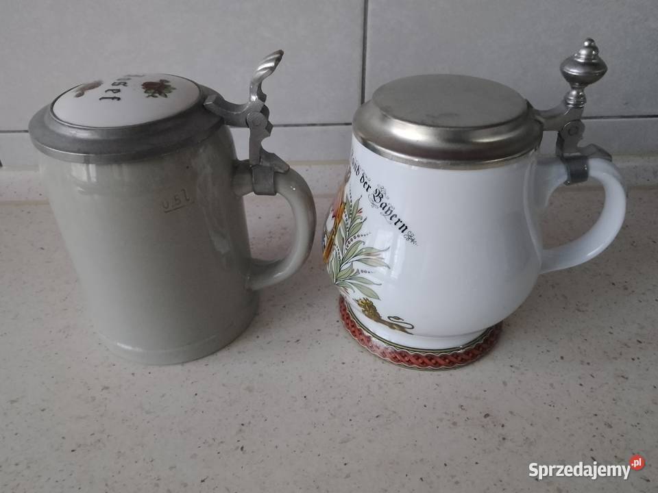 2 kufle do piwa Bawaria Unikaty Konin