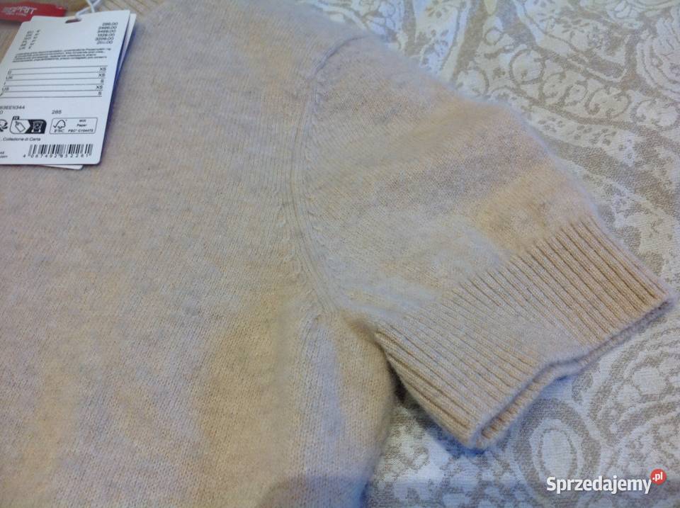 Sweterek Kaszmirowy Damski ESPRIT XS Kaszmir 100 Nowa Sól