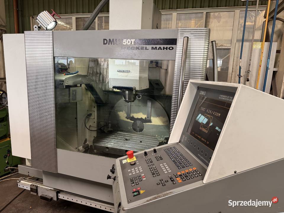 Centrum Obróbcze 5 osiowe DECKEL MAHO DMU 50T śląskie Tarnowskie Góry