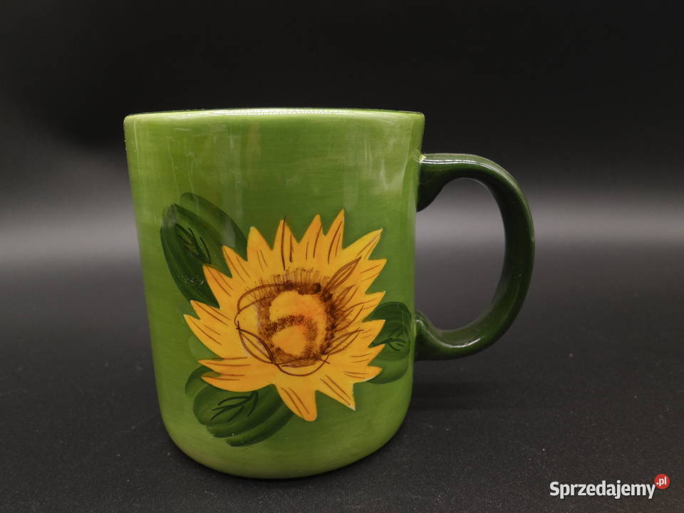 Porcelanowy kubek z motywem słonecznika Raszków