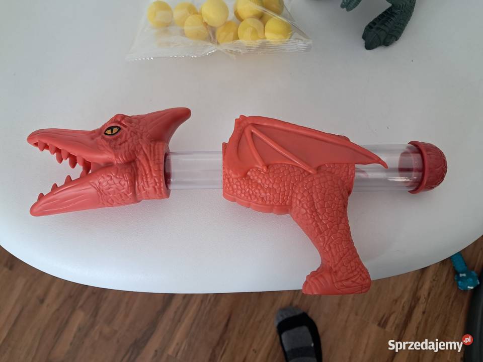 nowy pistolet dinozaur na kulki z pianki Sandomierz