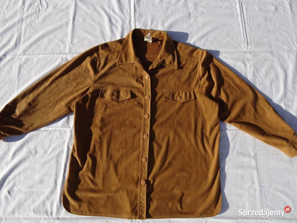 Koszula karmelowa zamsz 44 46 Rozmiar 46 Nowy Sącz sprzedam