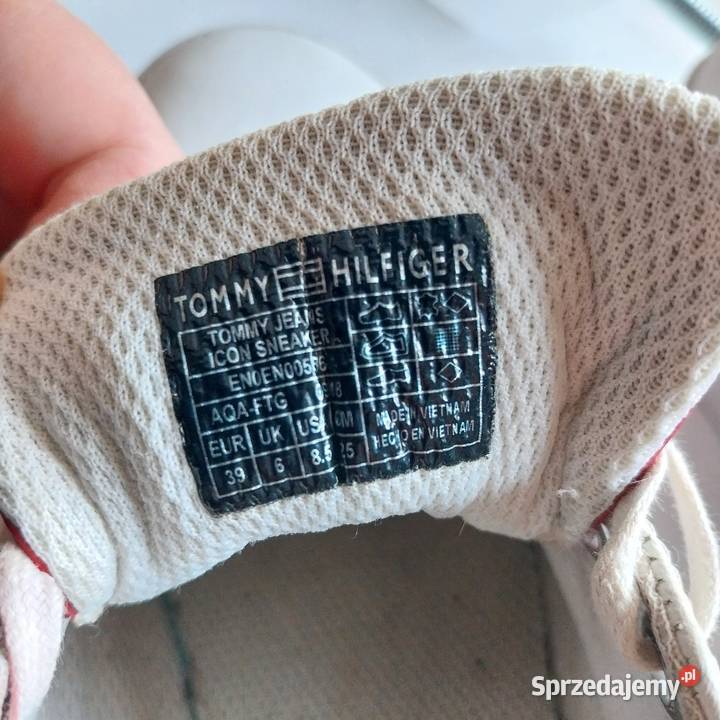 Tommy Hilfiger buty sznurowane damskie czerwony Tarnów