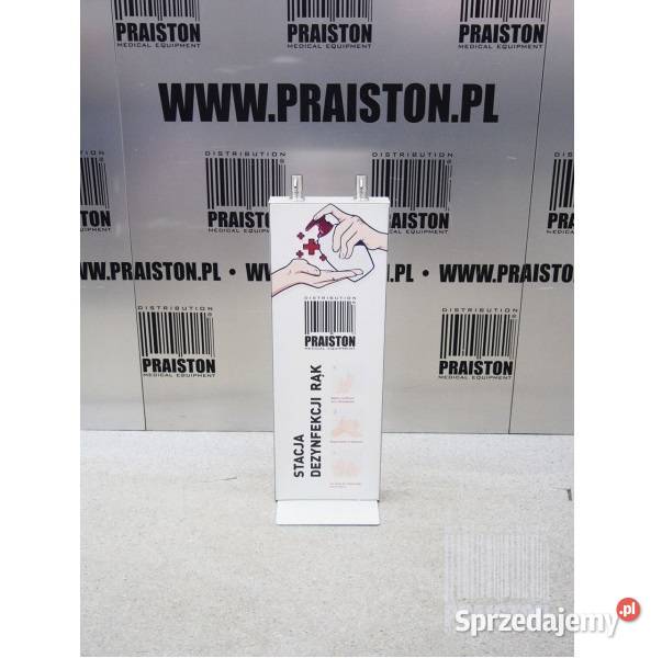 Stanowisko do dezynfekcji rąk PRAISTECH Środki dezynfekcyjne wielkopolskie Leszno
