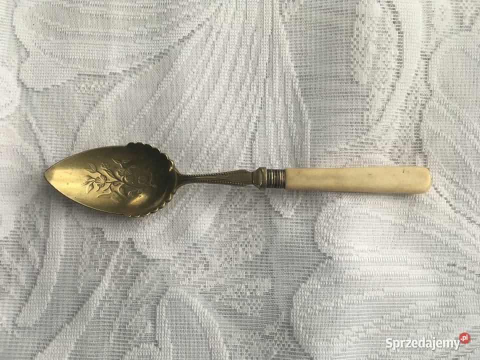 Ozdobna łyżka z mosiądzu Kraków sprzedam
