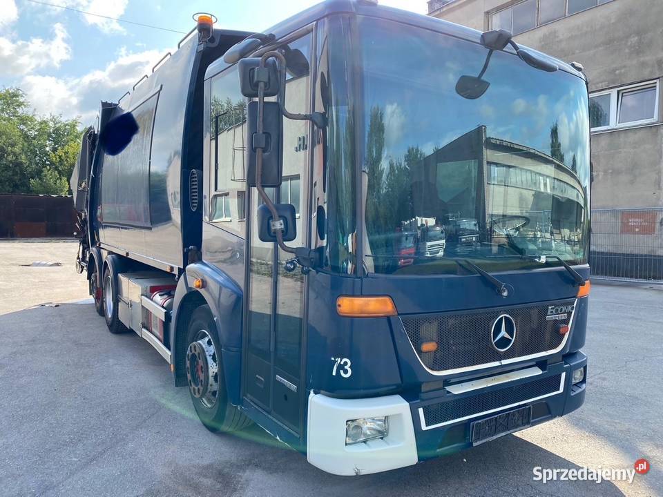 Mercedes ECONIC 2629 śmieciarka NTM 21 m3 Euro5 automatyczna świętokrzyskie Nowiny sprzedam