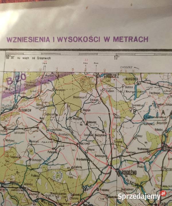 PRL mapy lotnicze Polski kompletne arkusze Białystok