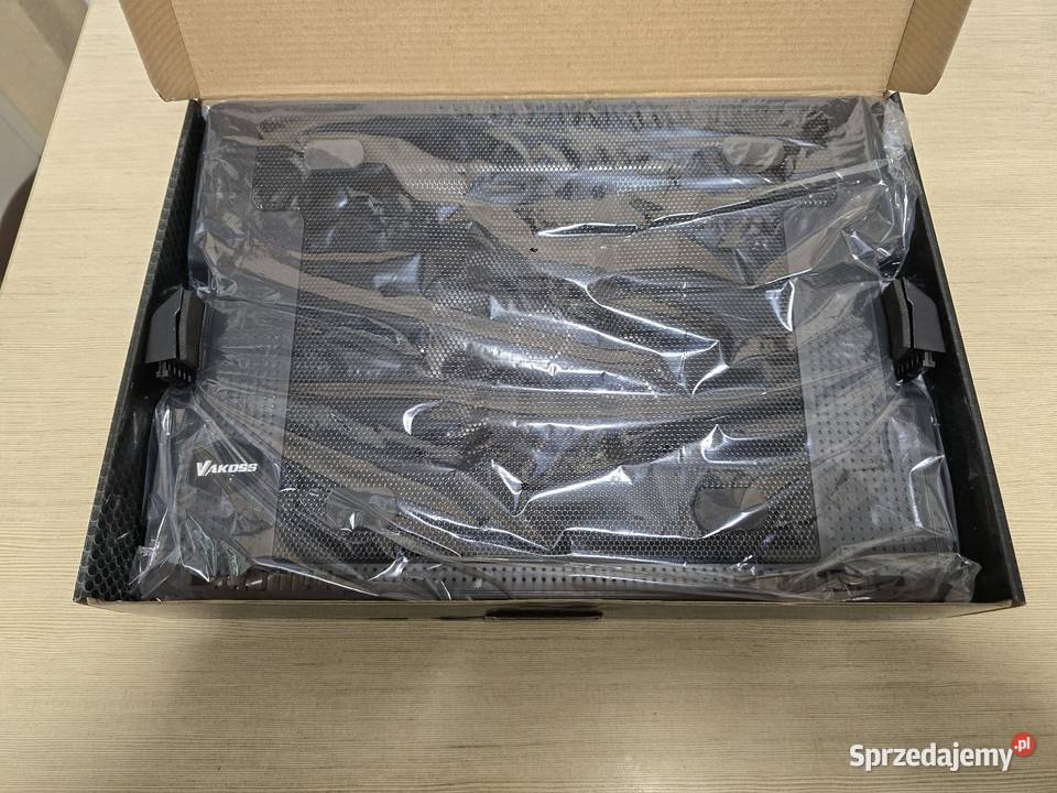 Podkładka chłodząca do laptopa Vakoss LF1860AL Czarna Woda