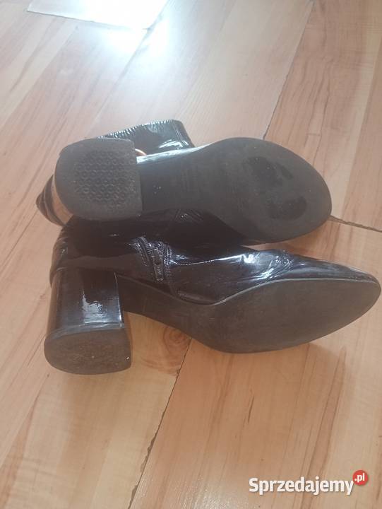 buty damskie 39 czarne błyszczące PRIMAMDOR na Szczecin