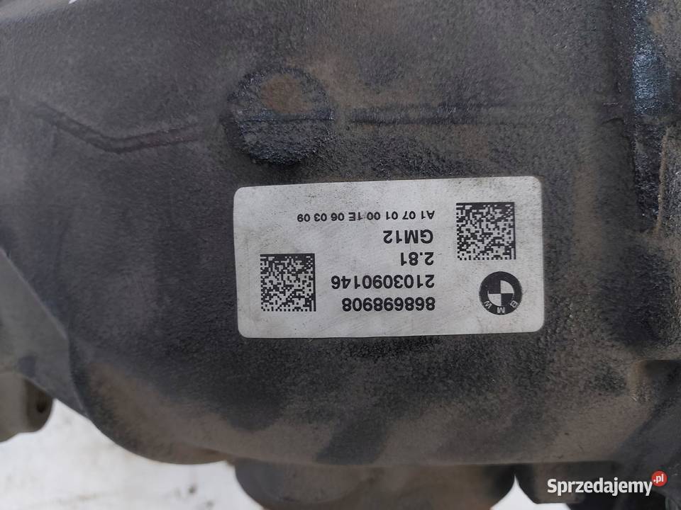 BMW G23 G22 M440i Cabrio Most tylny dyfer Dyferencjały