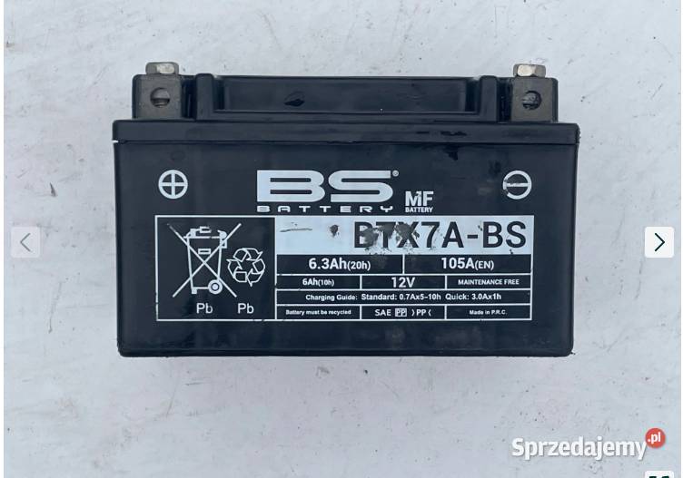 Akumulator BS BTX7A 63Ah 12v Ostrów Wielkopolski