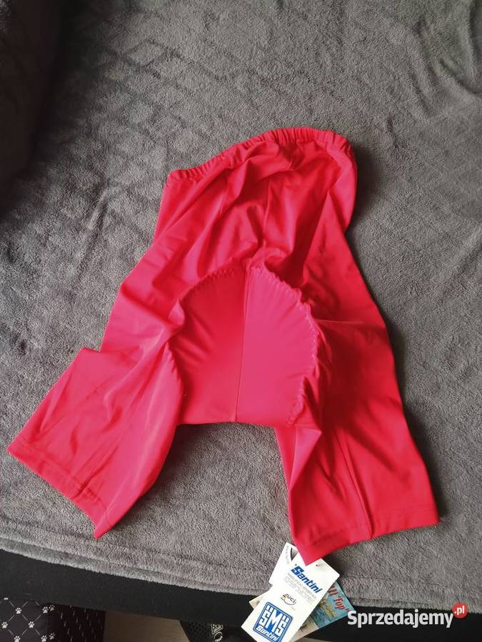 Nowe męskie spodenki rowerowe SANTINI rozmiar XL Wąsosz