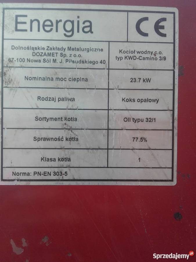 piec kamino 23 kw super stan Inowrocław